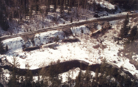 Figure 2 - South end of derailment site