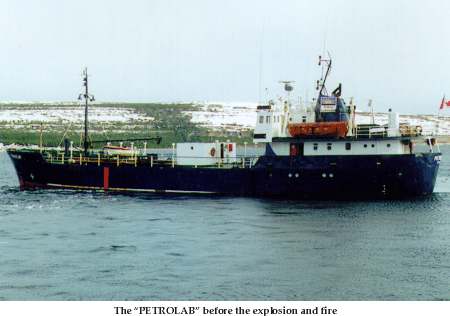 The PetroLab before explosion and fire
