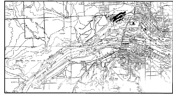 Sketch of the Area of Occurrence